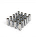Wheel Mate Muteki SR48 Open End Lug Nuts - Satin Silver 12x1.25 48mm - Lunaticsco
