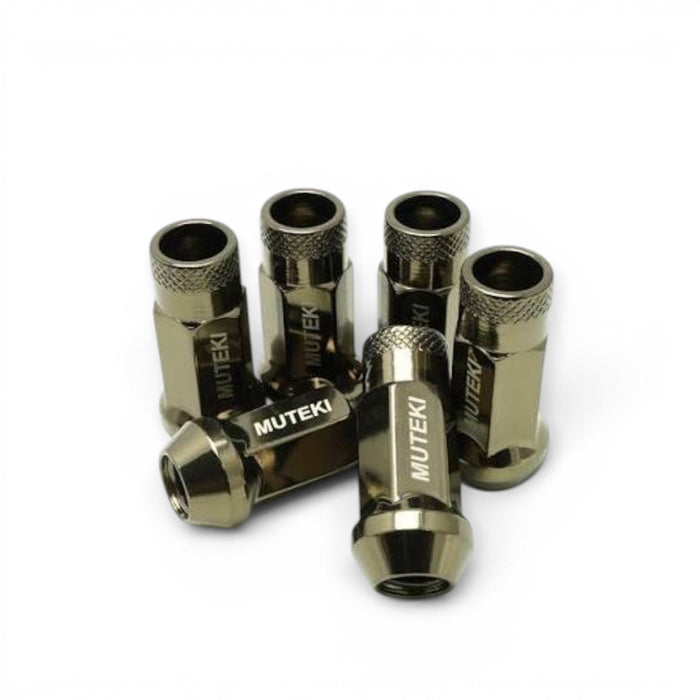 Wheel Mate Muteki SR48 Open End Lug Nuts - Titanium 12x1.25 48mm - Lunaticsco