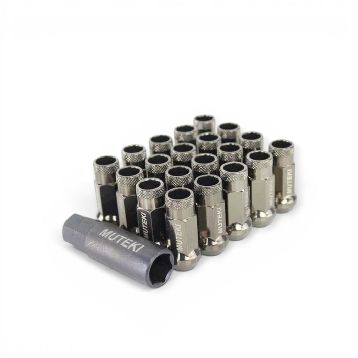 Wheel Mate Muteki SR48 Open End Lug Nuts - Titanium 12x1.25 48mm - Lunaticsco