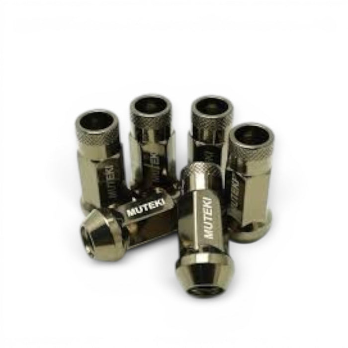 Wheel Mate Muteki SR48 Open End Lug Nuts - Titanium 12x1.50 48mm - Lunaticsco