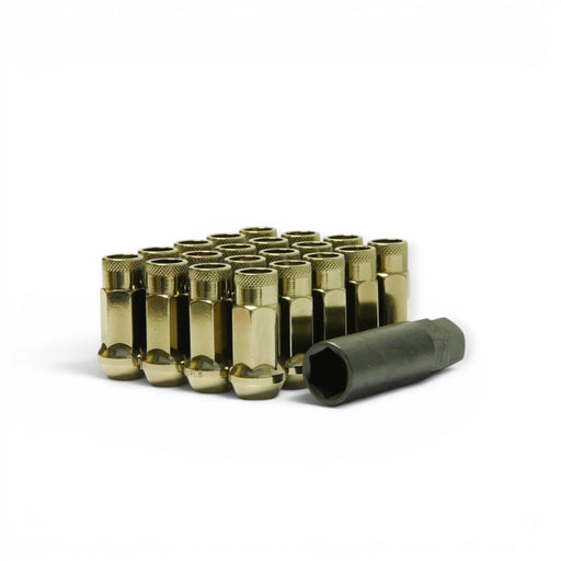 Wheel Mate Muteki SR48 Open End Lug Nuts - Titanium 12x1.50 48mm - Lunaticsco