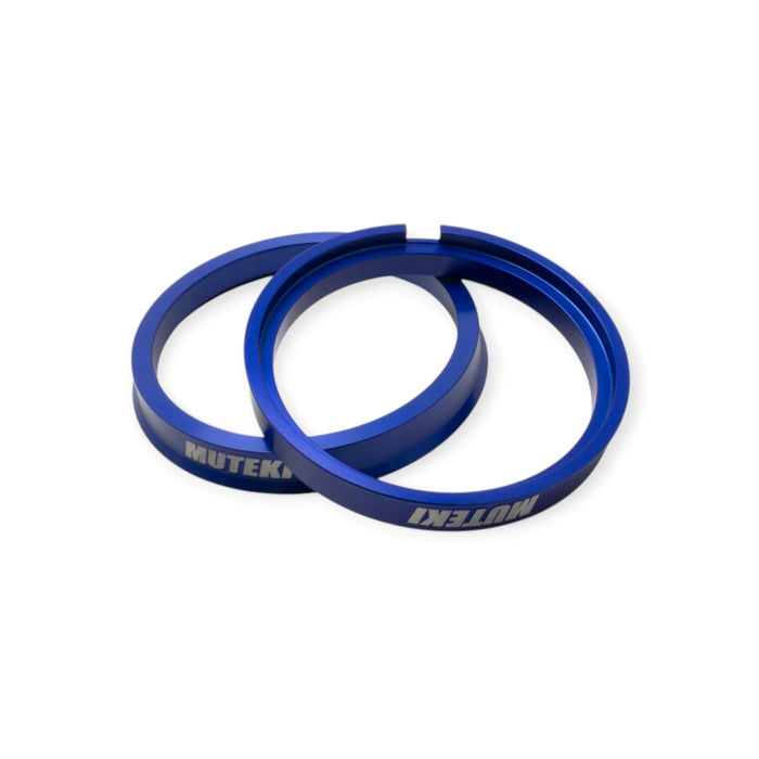 Wheel Mate Muteki Tesla Hub Ring Set 73mm x 64mm - 2 Piece Blue - Lunaticsco