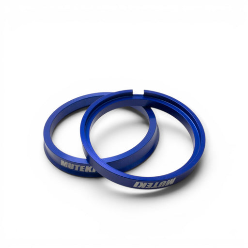 Wheel Mate Muteki Tesla Hub Ring Set 73mm x 64mm - 2 Piece Blue - Lunaticsco