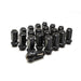 Wheel Mate Muteki TR45 Open End Lug Nuts - Black Chrome 12x1.25 45mm - Lunaticsco
