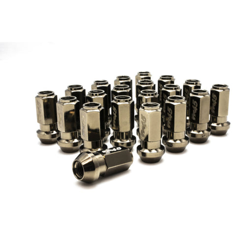Wheel Mate Muteki TR45 Open End Lug Nuts - Titanium Finish 12x1.25 45mm - Lunaticsco