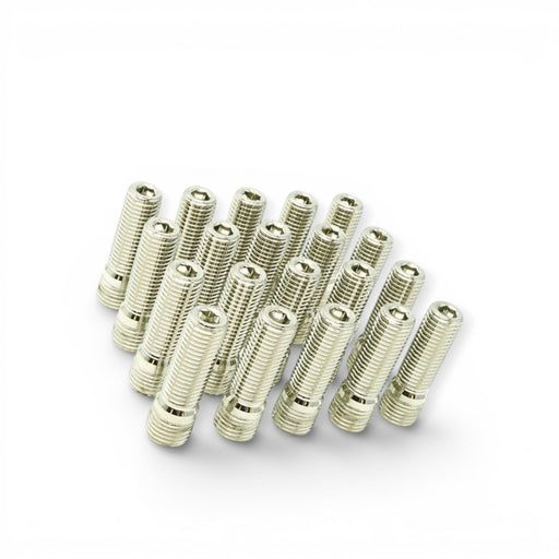 Wheel Mate Stud Conversion Kit M12x1.5 2.575in L - Nickel Plated (QTY 20) - Lunaticsco