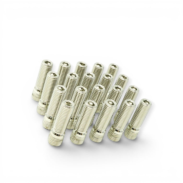 Wheel Mate Stud Conversion Kit M12x1.5 2.575in L - Nickel Plated (QTY 20) - Lunaticsco