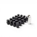 Wheel Mate WM14T Closed End Lug Nuts - QTY 20/Black - Lunaticsco