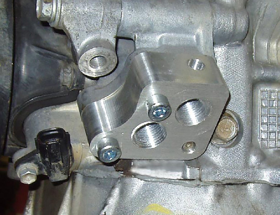 Xcessive Manufacturing 1UZ Oil Filter Relocation Plate - Lunaticsco