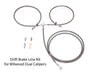Xcessive Manufacturing Drift Caliper Line Kit - Wilwood - Lunaticsco