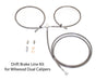 Xcessive Manufacturing Dual Rear Drift Caliper Brackets & Kit Lexus IS300 01 - 05 - Lunaticsco