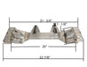 Xcessive Manufacturing Front Cross Member 83-87 Toyota Corolla AE86 - Lunaticsco