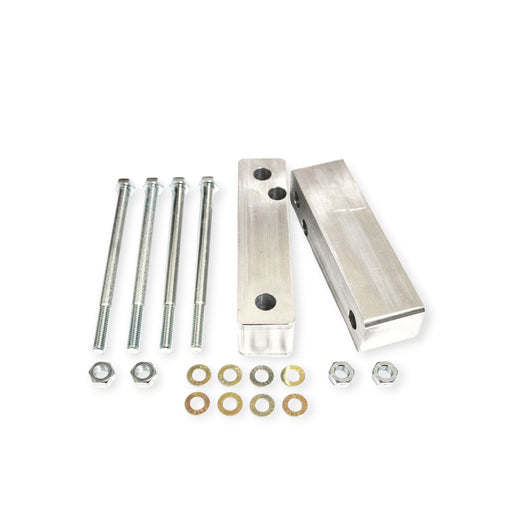 Xcessive Manufacturing Front Frame Spacers, 2.0" Aluminum With Bolts Toyota Corolla/Celica - Lunaticsco