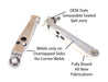 Xcessive Manufacturing Front Lower Control Arm - Chrome 83-87 Toyota Corolla - Lunaticsco