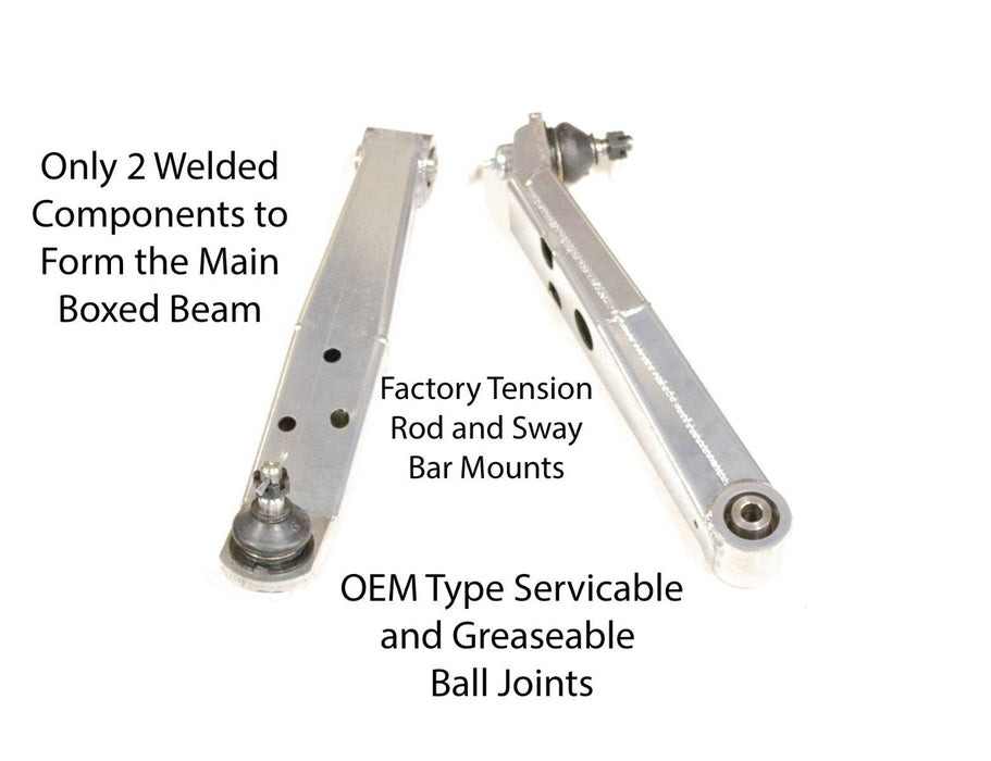Xcessive Manufacturing Front Lower Control Arms MX83 Toyota Cressida 89 - 92 - Chrome - Lunaticsco