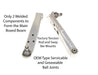 Xcessive Manufacturing Front Lower Control Arms MX83 Toyota Cressida 89 - 92 - Chrome - Lunaticsco