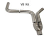 Xcessive Manufacturing IS300 DIY Exhaust Kit 2.5-Inch Stainless Steel Piping - Lunaticsco