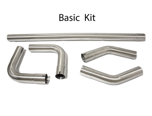 Xcessive Manufacturing IS300 DIY Exhaust Kit 2.5-Inch Stainless Steel Piping - Lunaticsco