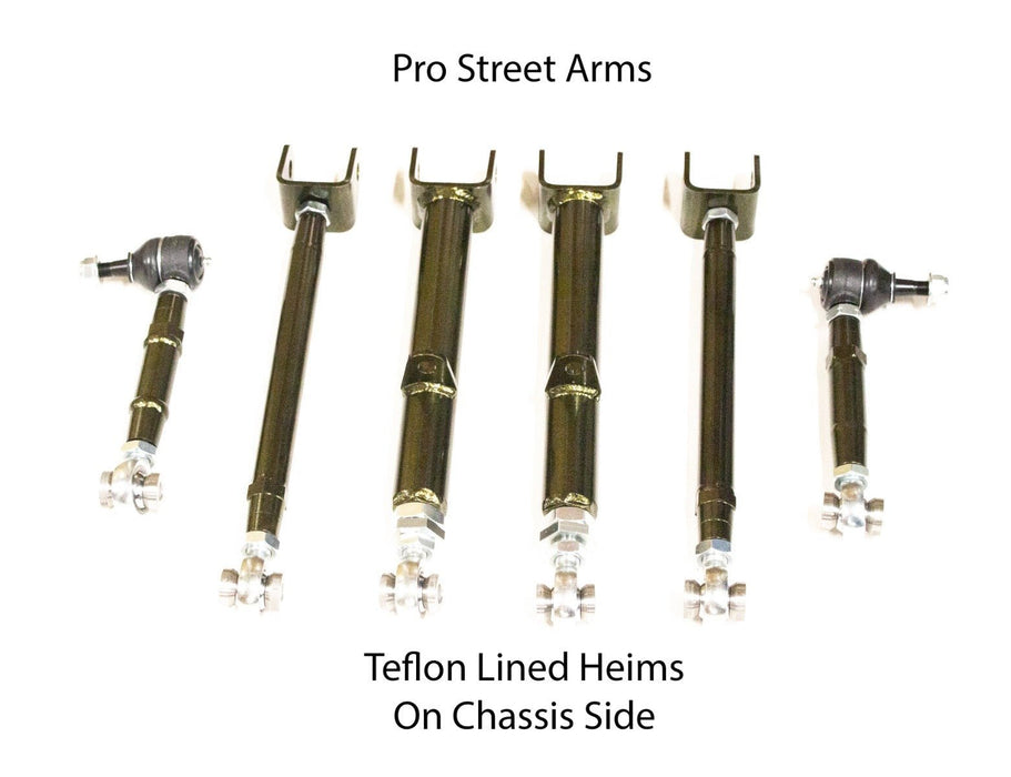 Xcessive Manufacturing Rear Adjustable Arm Kit (RUCA/Toe Arms/Traction Rods) Pro Comp Toyota Chaser JZX90/JZX100 – Emerald - Lunaticsco