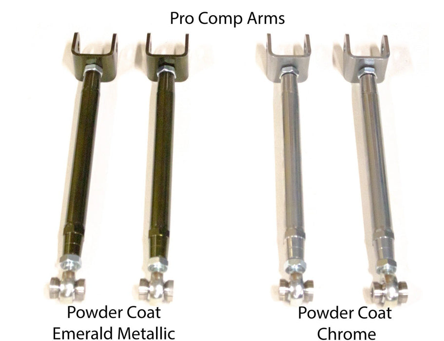 Xcessive Manufacturing Rear Adjustable Arm Kit (RUCA/Toe Arms/Traction Rods) Pro Comp Toyota Chaser JZX90/JZX100 – Emerald - Lunaticsco