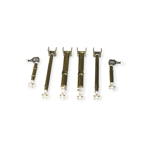 Xcessive Manufacturing Rear Adjustable Arm Kit (RUCA/Toe Arms/Traction Rods) Pro Comp Toyota Chaser JZX90/JZX100 – Emerald - Lunaticsco