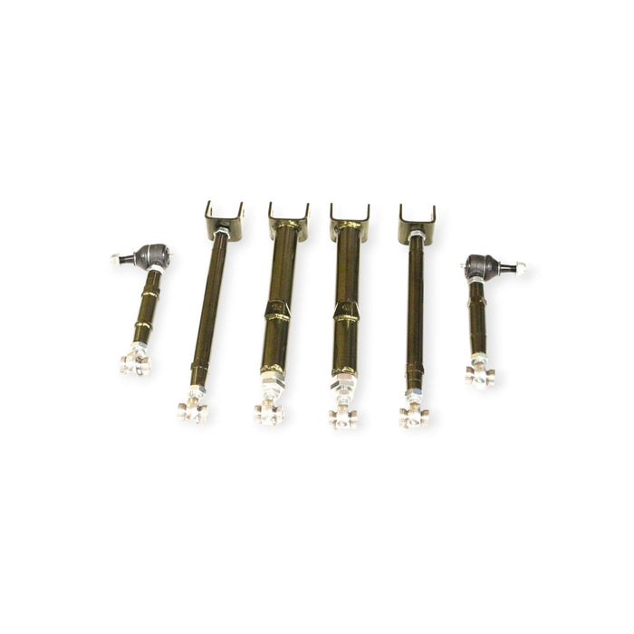 Xcessive Manufacturing Rear Adjustable Arm Kit (RUCA/Toe Arms/Traction Rods) Pro Comp Toyota Chaser JZX90/JZX100 – Emerald - Lunaticsco
