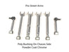Xcessive Manufacturing Rear Adjustable Arm Kit (RUCA/Toe Arms/Traction Rods) Pro Street Toyota Chaser JZX90/JZX100 – Chrome - Lunaticsco