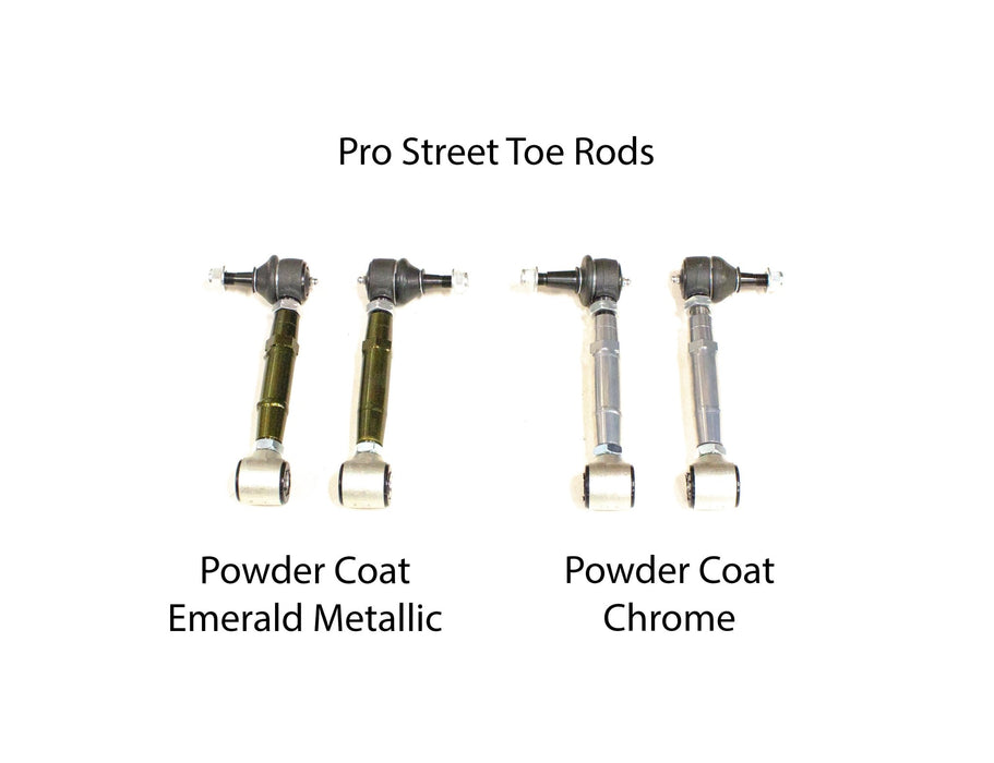 Xcessive Manufacturing Rear Adjustable Arm Kit (RUCA/Toe Arms/Traction Rods) Pro Street Toyota Chaser JZX90/JZX100 – Chrome - Lunaticsco