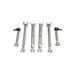 Xcessive Manufacturing Rear Adjustable Arm Kit (RUCA/Toe Arms/Traction Rods) Pro Street Toyota Chaser JZX90/JZX100 – Chrome - Lunaticsco