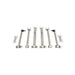 Xcessive Manufacturing Rear Adjustable Arms MX83 89 - 92 Pro Street - Chrome - Lunaticsco
