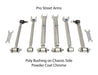 Xcessive Manufacturing Rear Adjustable Arms MX83 89 - 92 Pro Street - Chrome - Lunaticsco
