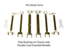 Xcessive Manufacturing Rear Adjustable Arms MX83 89 - 92 Pro Street – Emerald - Lunaticsco