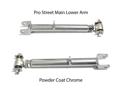 Xcessive Manufacturing Rear Adjustable Arms - Pro Street - Chrome Toyota Cressida MX83 89-92 - Lunaticsco