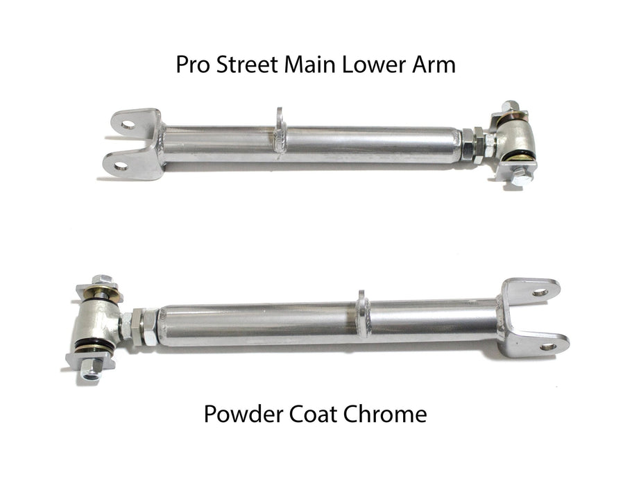 Xcessive Manufacturing Rear Adjustable Arms - Pro Street - Chrome Toyota Cressida MX83 89-92 - Lunaticsco
