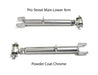 Xcessive Manufacturing Rear Adjustable Arms - Pro Street - Chrome Toyota Cressida MX83 89-92 - Lunaticsco