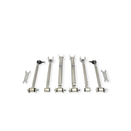 Xcessive Manufacturing Rear Adjustable Arms - Pro Street - Chrome Toyota Cressida MX83 89-92 - Lunaticsco