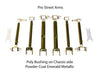 Xcessive Manufacturing Rear Adjustable Arms - Pro Street - Emerald Toyota Cressida MX83 89-92 - Lunaticsco