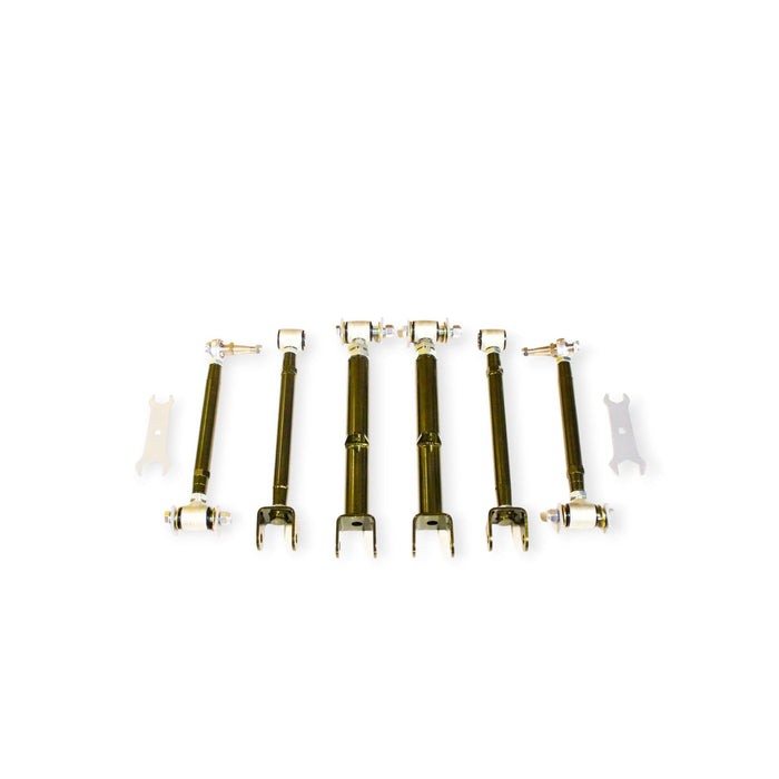 Xcessive Manufacturing Rear Adjustable Arms - Pro Street - Emerald Toyota Cressida MX83 89-92 - Lunaticsco