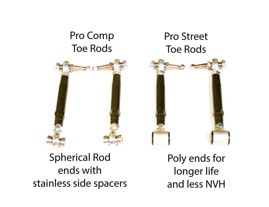 Xcessive Manufacturing Rear Toe Arms Pro Comp Lexus IS300 01 - 05 - Chrome - Lunaticsco