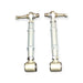 Xcessive Manufacturing Rear Toe Arms Pro Street Lexus IS300 01 - 05 - Chrome - Lunaticsco