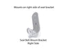 Xcessive Manufacturing Seat brackets Lexus IS300 01-05 - Lunaticsco