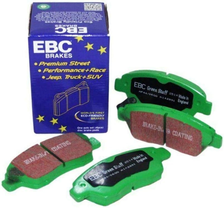 EBC Brakes Greenstuff Street sport Front Disc Brake Pad Set FMSI D619 Front IS/GS - Lunatics