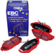 EBC Brakes Redstuff Premium Street Front Disc Brake Pad Set FMSI D619 IS/GS - Lunatics