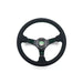 NRG Reinforced Steering Whl - Forrest Wang Signature 3" Deep 5MM Matte Black Spoke 350MM Sport Steering - Lunaticsco