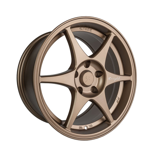 Stage Wheels Knight 17x8 +10mm 5x114.3 CB: 73.1 Color: Matte Bronze - Lunatics