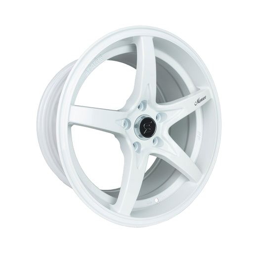 Stage Wheels Monroe 17x8.5 +30mm 5x100 CB: 73.1 Color: White - Lunatics