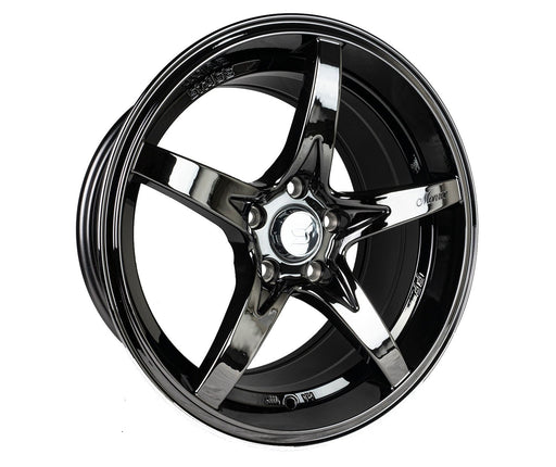 Stage Wheels Monroe 17x8.5 +30mm 5x114.3 CB: 73.1 Color: Black Chrome - Lunatics